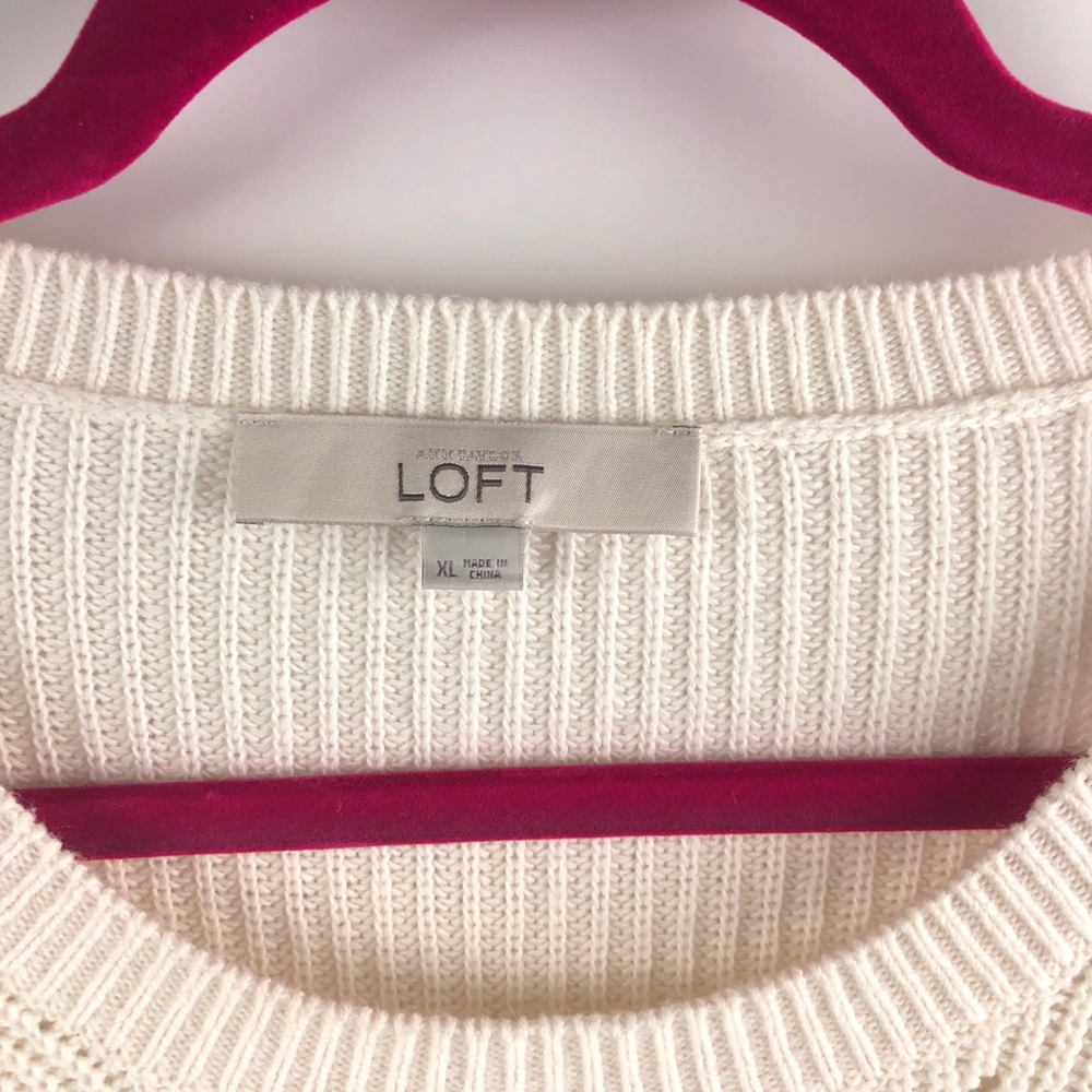 LOFT lana bell sleeve sweater - Picture 6 of 8